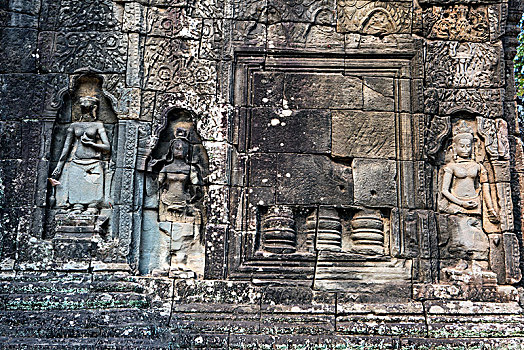 斑黛喀蒂雕像柬埔寨暹粒吴哥