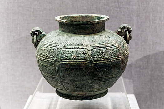 春秋蟠虺纹铜罍,河南省洛阳博物馆馆藏文物