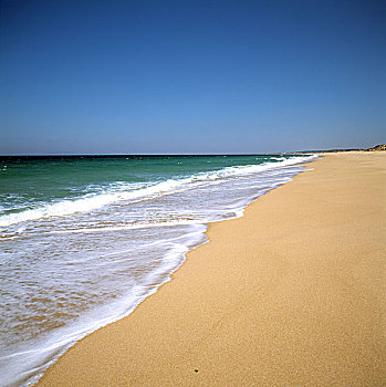 葡萄牙,半岛,空,沙滩,大西洋,蓝天