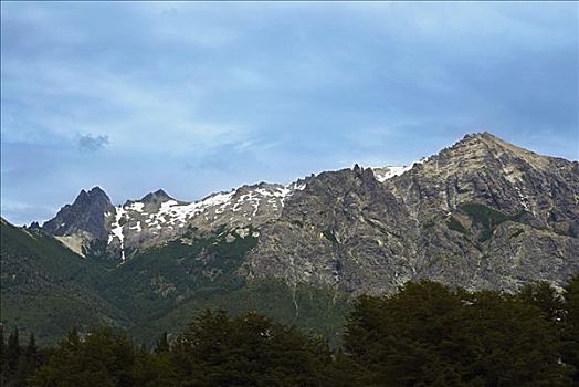云,上方,山脉,圣卡洛斯-德巴里洛切,阿根廷