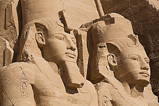 巨像,拉美西斯二世,太阳神庙,阿布辛贝尔神庙,庙宇,埃及