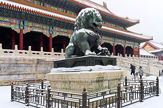 故宫,冬天,北京,中国