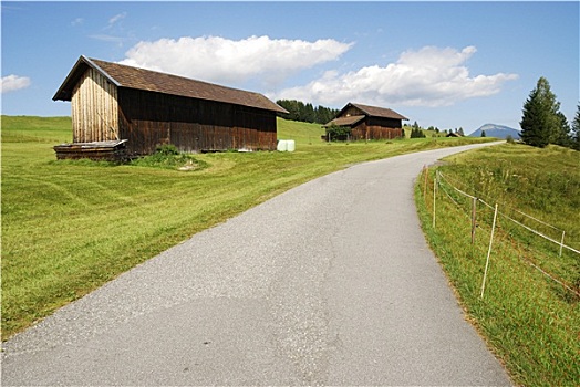 高山,道路