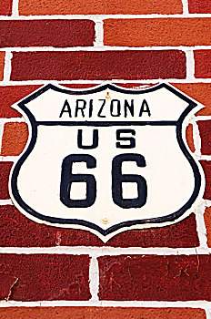 公路,标识,历史,66号公路,塞利格曼,亚利桑那,美国
