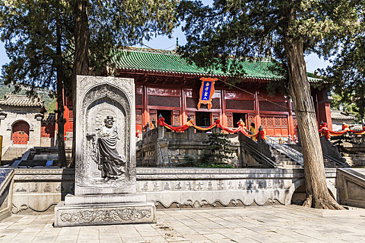 中国河南省登封少林寺西方圣人殿