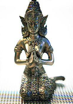 印度教,神,小雕像,特写