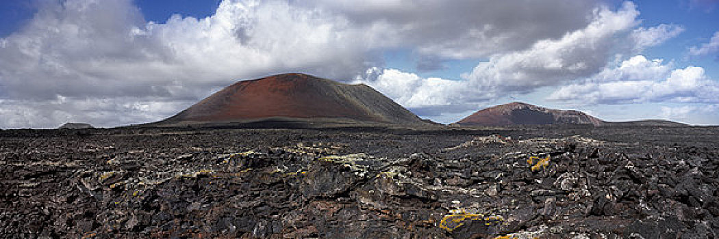 火山地貌,兰索罗特岛,加纳利群岛,西班牙