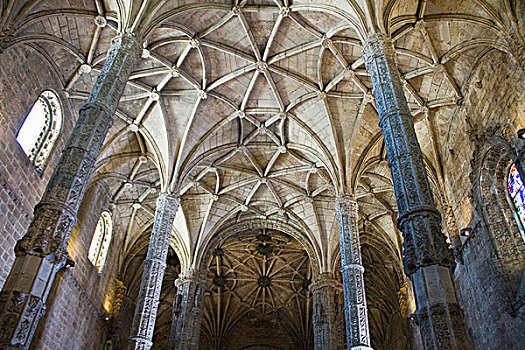 葡萄牙,里斯本,建造,寺院,15世纪,圣玛丽亚教堂