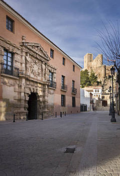 阿尔曼萨,卡斯蒂利亚,拉曼查,宫殿,市政厅,城堡,西班牙