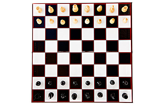 黑色,白色,下棋,站立