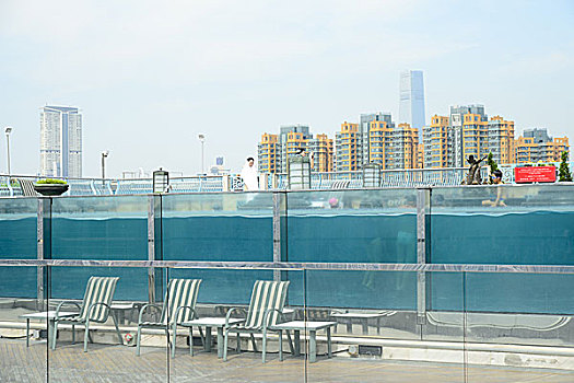 海逸君绰酒店的室外泳池,香港九龙
