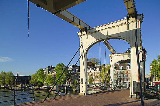 瘦桥,河,阿姆斯特丹,荷兰
