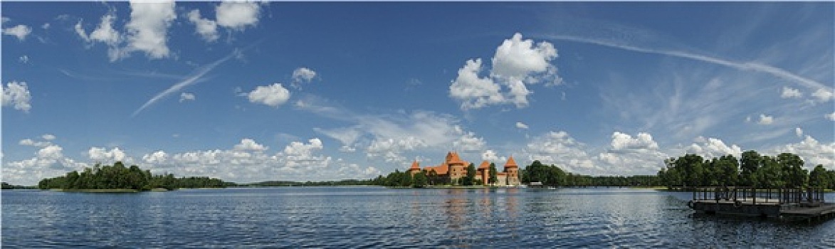 特拉凯,城堡,立陶宛,欧洲
