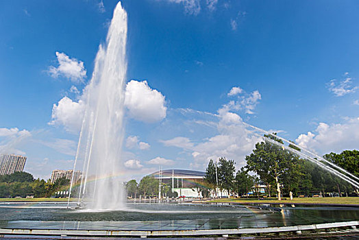 滨江公园喷泉