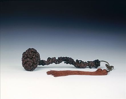 木头,权杖,清朝,中国,早,18世纪,艺术家,未知