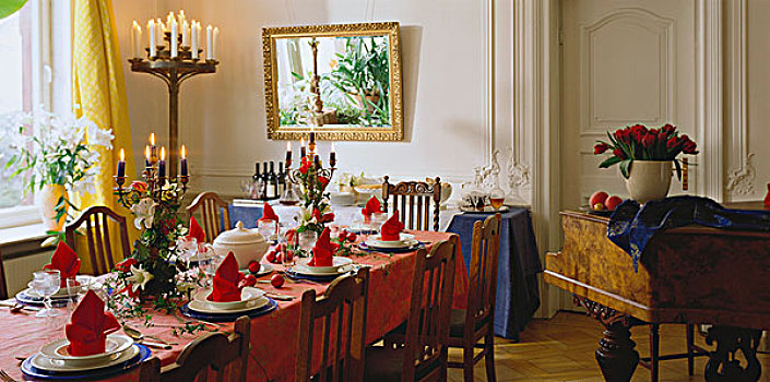 节日餐桌,意大利文艺复兴,风格