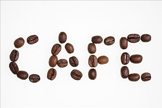 咖啡,书写,咖啡豆