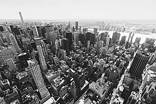 建筑,曼哈顿,天空,风景,帝国大厦,纽约,美国