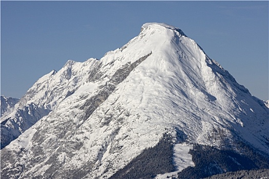 雪冠,山