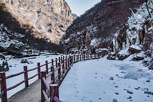 河南省焦作市云台山国家地质公园泉瀑峡谷