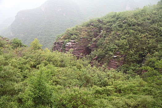 河南焦作,自然界山水精品画廊,云台山红石峡