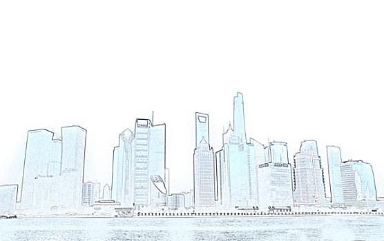 上海线稿图