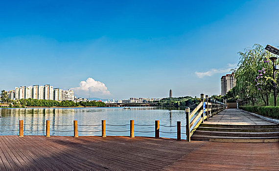 江西省赣州市赣江外滩都市建筑景观