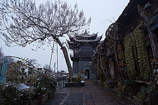 乌镇雪景