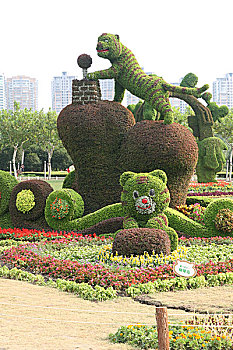 上海世纪公园国际立体花坛大赛
