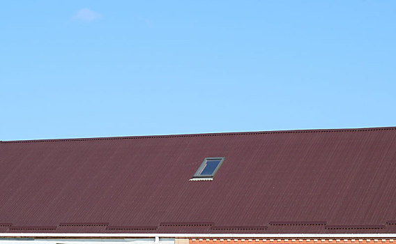 屋顶,金属板