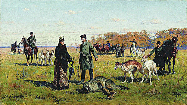 狼,捆绑,1891年