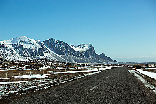环路,冰岛,冬天