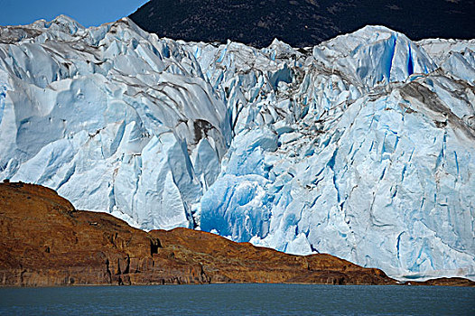 冰河,湖,巴塔哥尼亚,阿根廷,南美