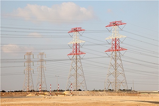 电线塔,卡塔尔,中东