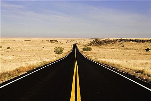 公路,亚利桑那,荒芜,靠近,旗杆,美国