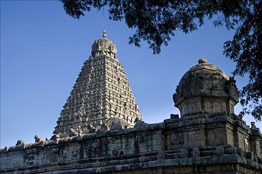 坦贾武尔,庙宇,世界遗产,泰米尔纳德邦,印度