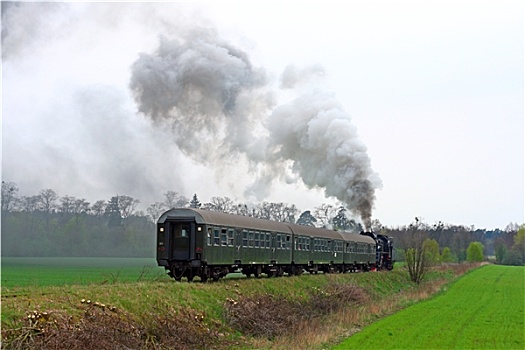 蒸汽,复古,列车