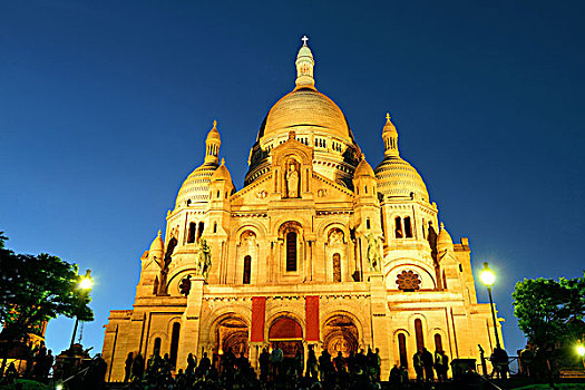 大教堂,黄昏,巴黎,法国