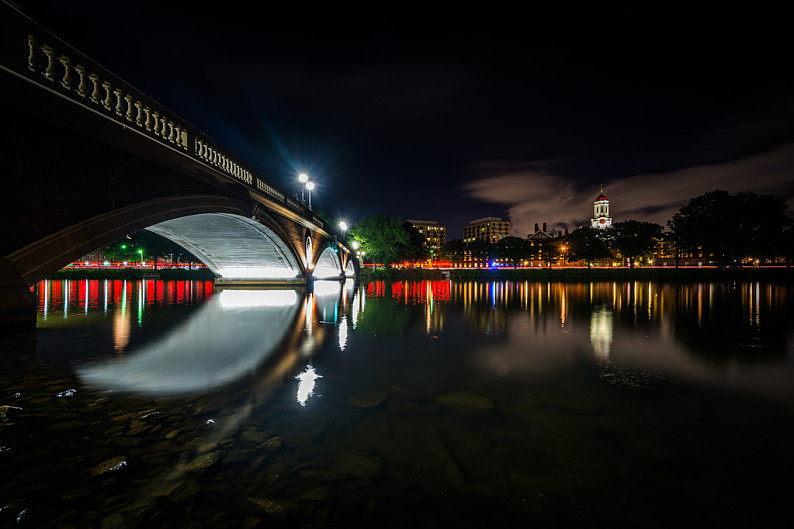 康桥夜景图片