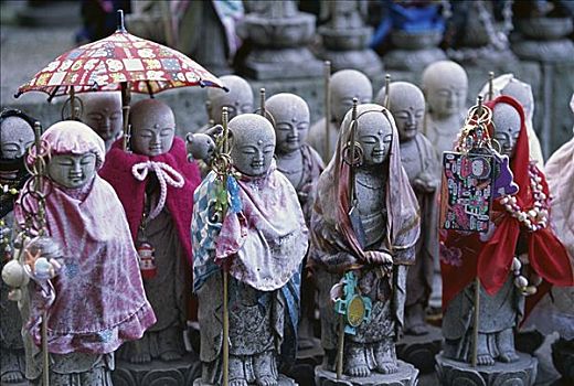 地藏岛,雕塑,庙宇,镰仓,日本