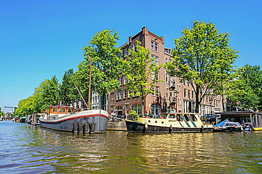 阿姆斯特丹运河风光
