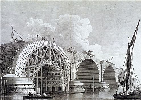 黑衣修道士桥,伦敦,1777年,艺术家