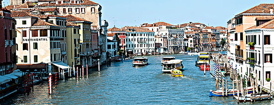 风景,他们,桥,运河,威尼斯,意大利,欧洲