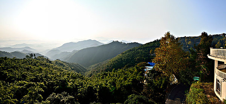 莫干山全景