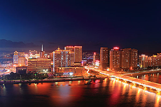 延吉市夜景