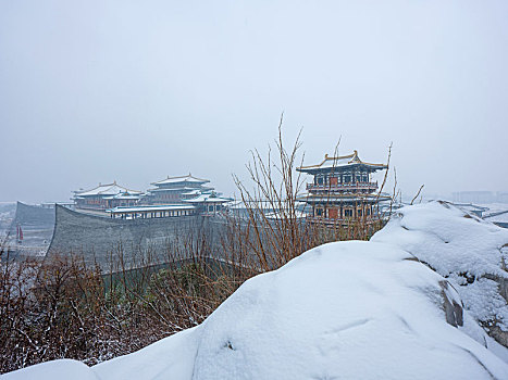 唐城影视基地古建筑场景