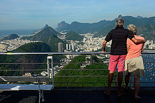 旅游,看,风景,糖,里约热内卢,巴西,南美