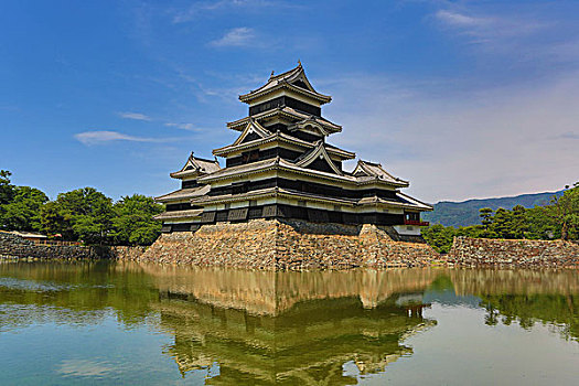 日本,长野,省,松本,城市,松本城