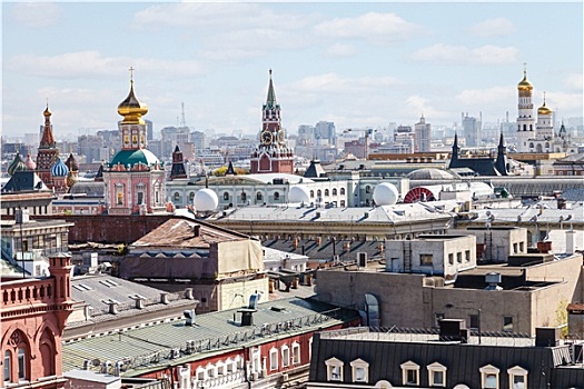 历史,中心,莫斯科,城市,克里姆林宫