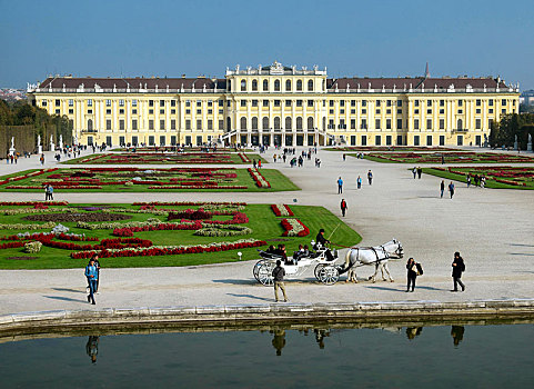 美泉宫,宫殿,公园,维也纳,奥地利,欧洲